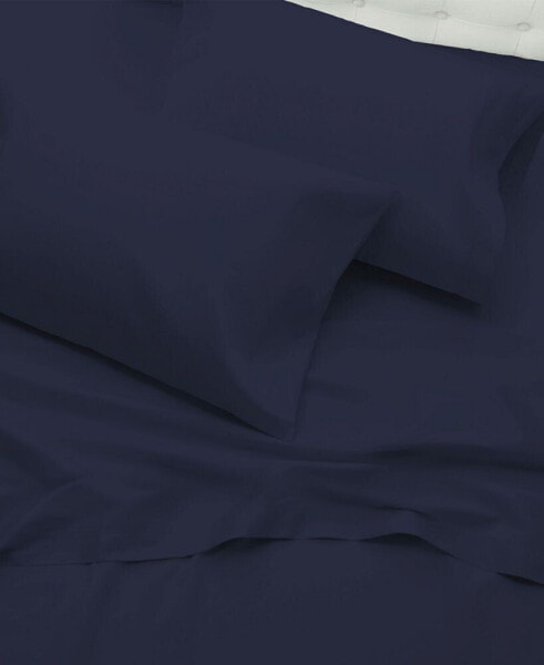 100% Cotton Percale 3 Pc Sheet Set Twin