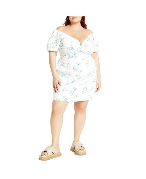 Plus Size Martine Print Dress