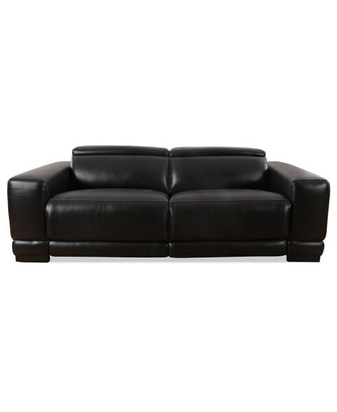 Krofton 2-Pc. Beyond Leather Fabric Sofa with 2 Power Motion Recliners, Created for Macy's