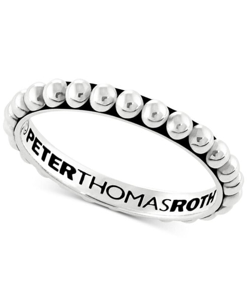Кольцо Peter Thomas Roth Beaded Stacking Band in Sterling Silver.