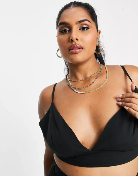 Unique21 Hero Plus – Bustier in Schwarz, Kombiteil