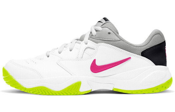 Кроссовки Nike Court Lite 2 бело-серо-розовые