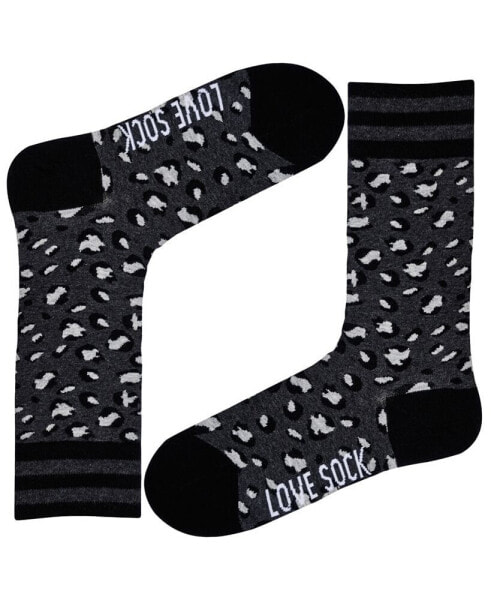 Jaguar Cotton Women's Crew Socks