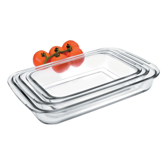 IBILI Kristall rectangular oven source set 3 units