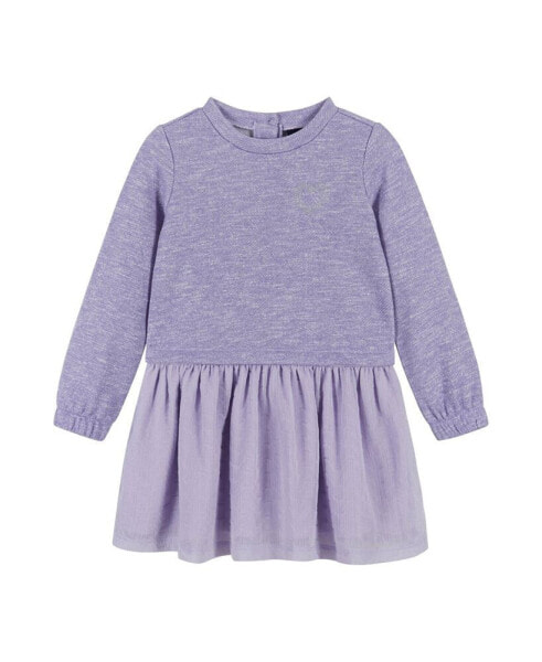 Toddler Girls / Purple Heart Two-Fer Dress