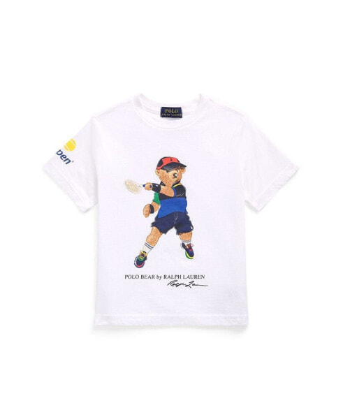 Toddler and Little Boys US Open Polo Bear Cotton Jersey T-shirts