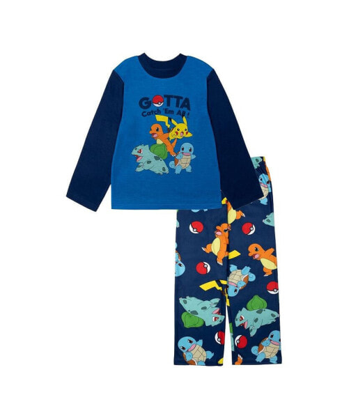 Little Boys Top and Pajama, 2 Piece Set
