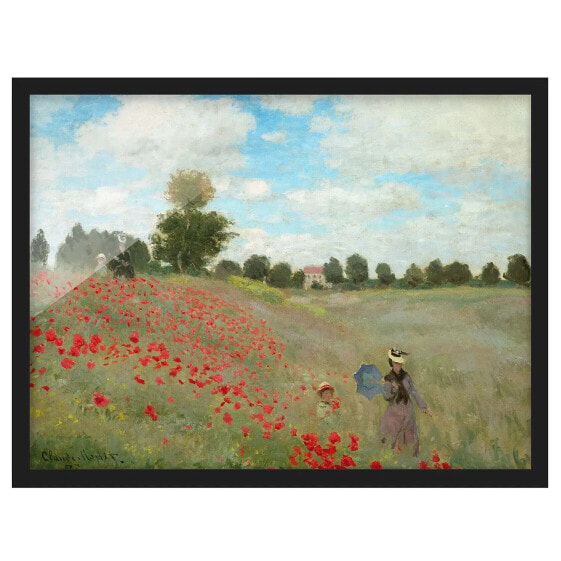 Картина Bilderwelten Monet Маковое поле в Аржантерий-5