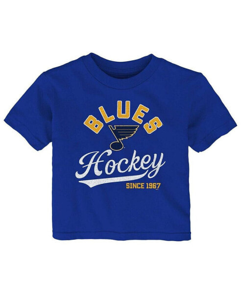 Infant Boys and Girls Blue St. Louis Blues Take The Lead T-shirt