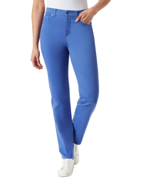 Petite Amanda High Rise Straight Jeans