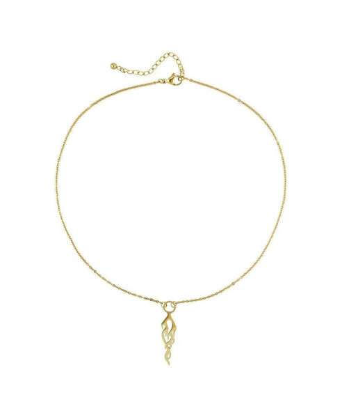 Rebl Jewelry fLASH Single Flame Necklace