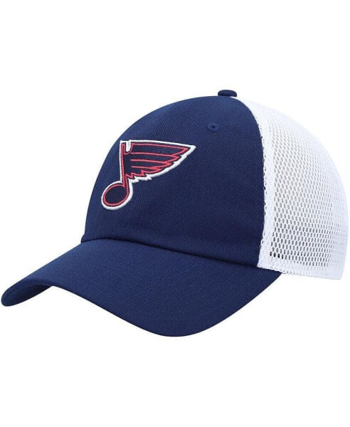 Men's Navy St. Louis Blues Color Pop Trucker Adjustable Hat