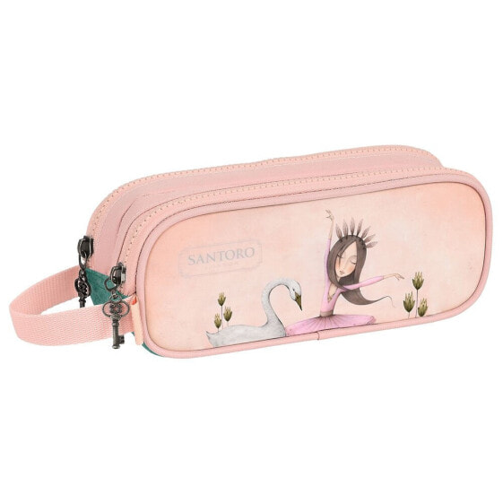 SAFTA Santoro´S Mirabelle Swan Lake Double Pencil Case