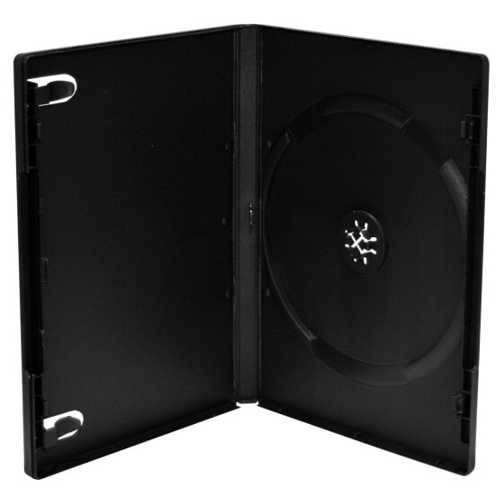 MEDIARANGE BOX11-M - DVD case - 1 discs - Black - Plastic - 136 mm - 14 mm