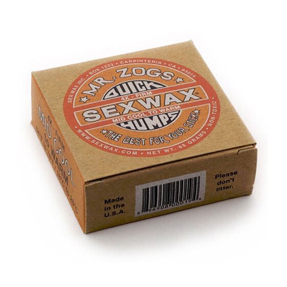 SEX WAX Quick Humps 4X Orange 18 - 26 ºC Wax