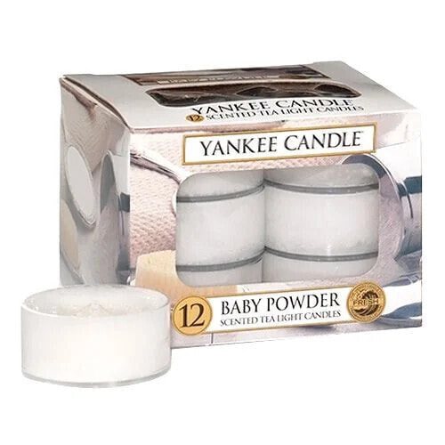 Yankee Candle Aromatic Tea Candles Baby Powder Ароматические свечи c ароматом  детской пудры 12 х 9,8 г
