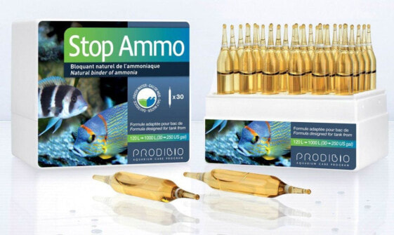 Аквариумная химия Prodibio Stop Ammo 6 ампул