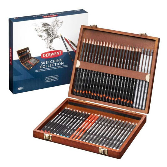 Цветные карандаши Derwent Sketching Pencil Set 48 шт.