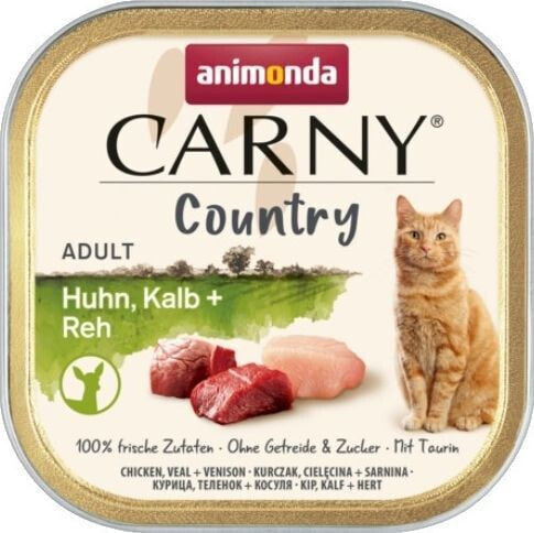 Влажный корм для кошек Animonda Carny Country с курицей, телятиной, олениной /32 100г
