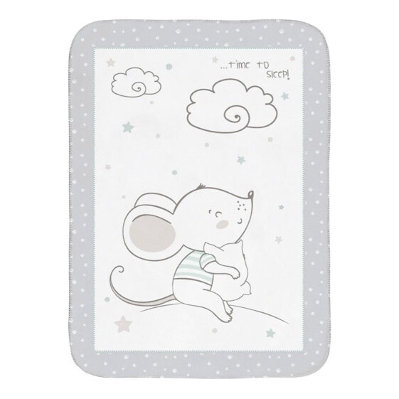 KIKKABOO Super Soft Baby Blanket 80/110 cm Joyful Mice