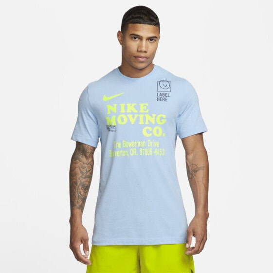 Playera De Entrenamiento Para Hombre Nike Dri-FIT - Azul