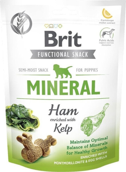 Лакомство минеральное для щенков Brit BRIT CARE FUNCTIONAL SNACK MINERAL HAM PUPPY 150 г