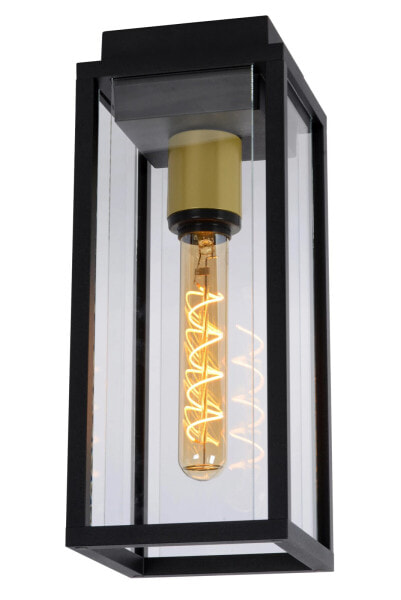 Уличный светильник LUCIDE LAURENS Schwarz Transparent 350х140x140 мм 2,9 кг IP54 15 Вт E27 Dimmbar