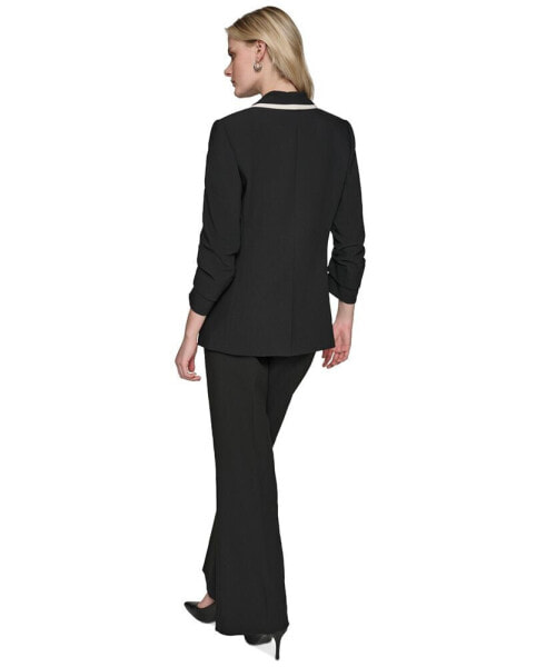 Women's Tipped Shawl Collar Blazer