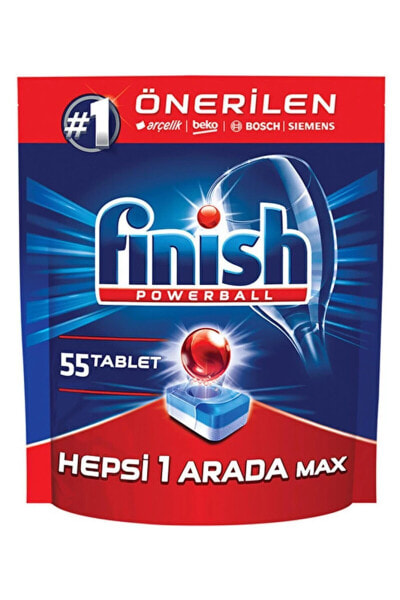 Таблетки для посудомоечных машин Finish Hepsi Bir Arada Max 55