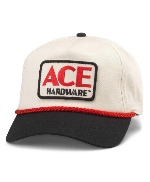 Men's Natural/Black Ace Hardware Roscoe Adjustable Hat