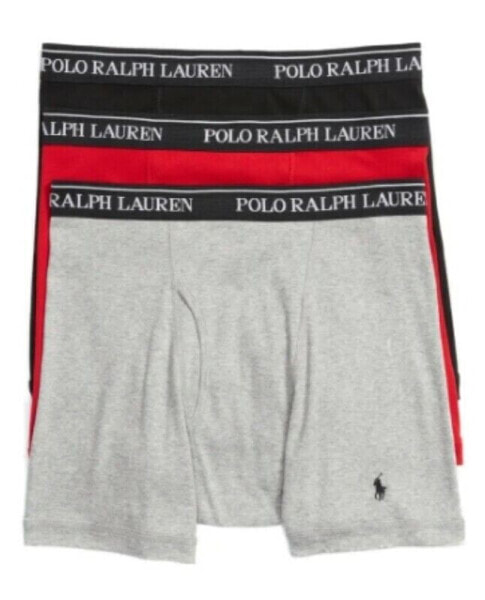 Polo Ralph Lauren 263123 Men's 3-Pack Cotton Boxer Briefs Size Medium