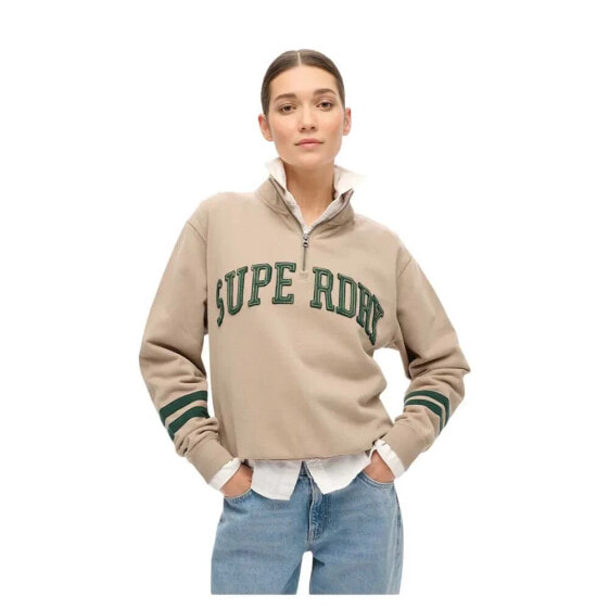 SUPERDRY Athletic Applique half zip sweatshirt