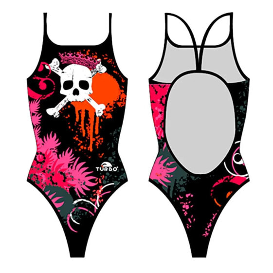 TURBO Flowers And Skulls Swimsuit