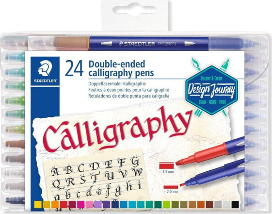 Staedtler STAEDTLER Fasermaler D.spitze calligraph 24ST