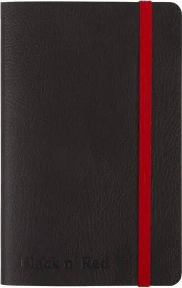 Hamelin OXFORD BLACK N´RED BUSINESS JOURNAL SOFT COVER A6 BLACK