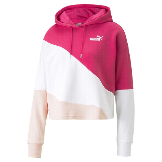 Puma Power Cat Pullover Hoodie Womens Pink Casual Outerwear 67397764