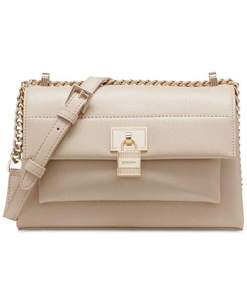 Evie Small Leather Flap Crossbody