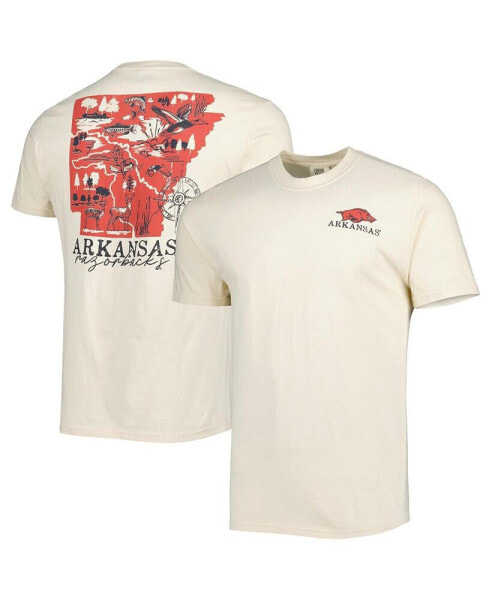 Men's Cream Arkansas Razorbacks Hyperlocal T-shirt