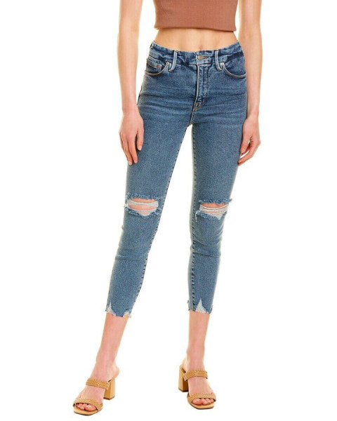 Good American Good Waist Blue Crop Jean Women's