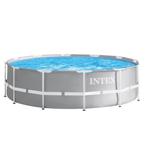 Intex Pool Intex 26724GN - 14614 L - Framed pool - Adult & Child - Ladder - Grey - 60.1 kg