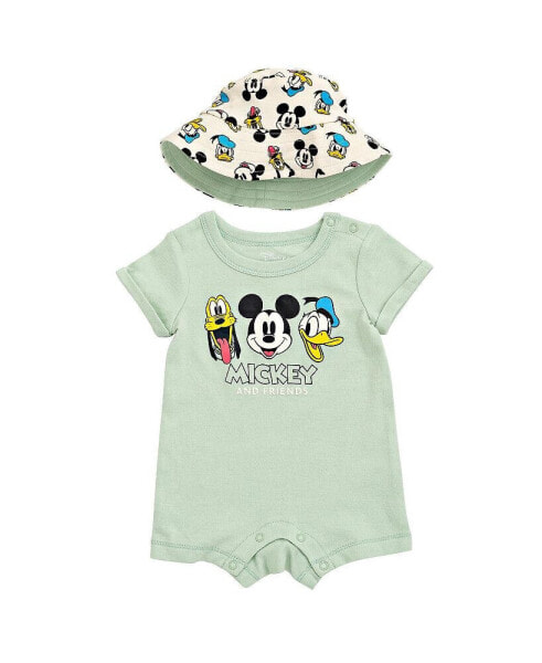 Пижама Disney Baby Lion King Mickey&Minnie Baby Romper & Sun Hat