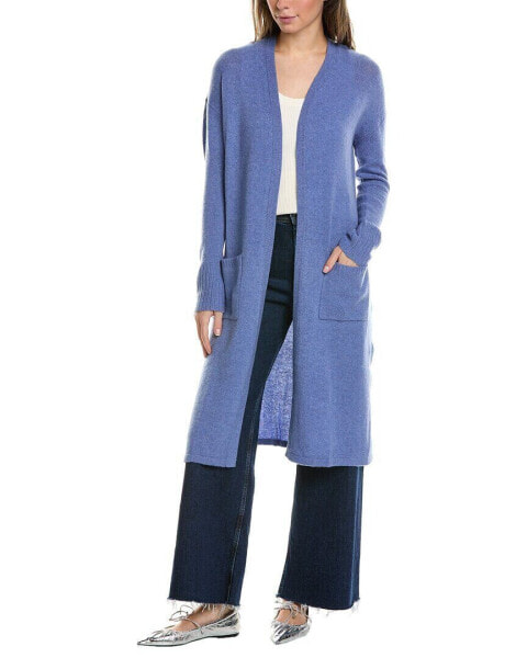 Alashan Cashmere Technical Kick Back Long Cashmere Cardigan Women's