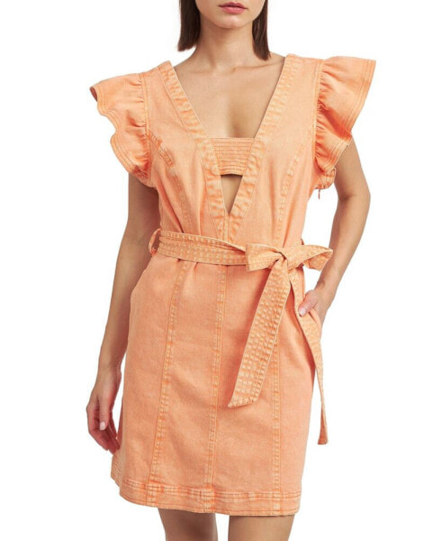 Women's Isobel Colored Denim Mini Dress