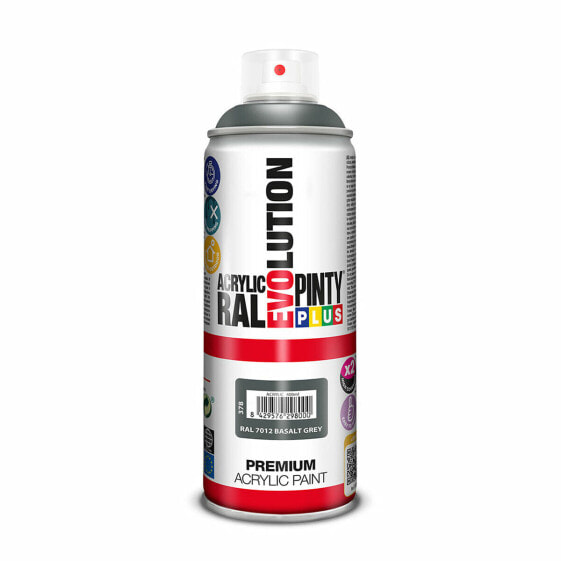 Аэрозольная краска Pintyplus Evolution RAL 7012 Basalt grey 400 ml