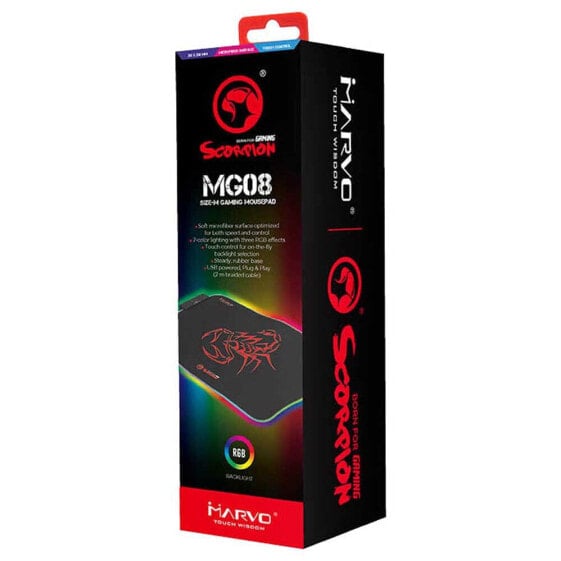 SCORPION MARVO MG08 LED Gaming Mouse Pad