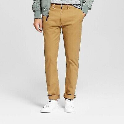 Men's Every Wear Slim Fit Chino Pants - Goodfellow & Co Dapper Brown 34X30