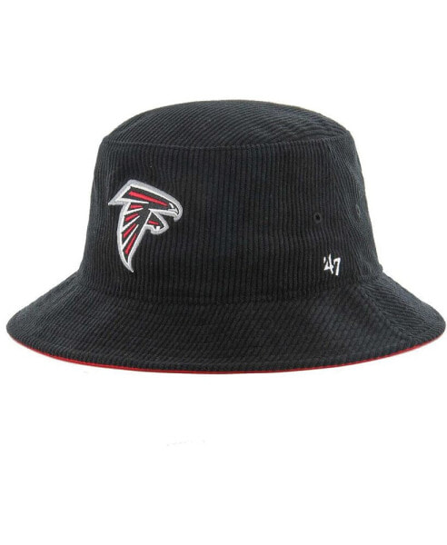 Men's Black Atlanta Falcons Thick Cord Bucket Hat