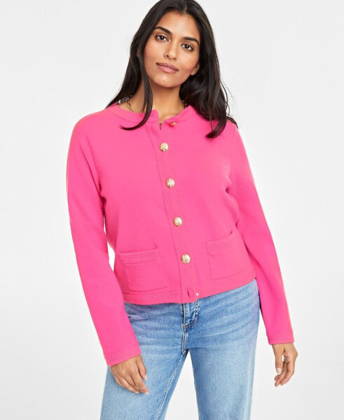 Women's Milano Crewneck Cardigan, Created for Macy's