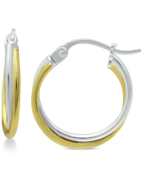 Серьги Giani Bernini Overlap Hoop