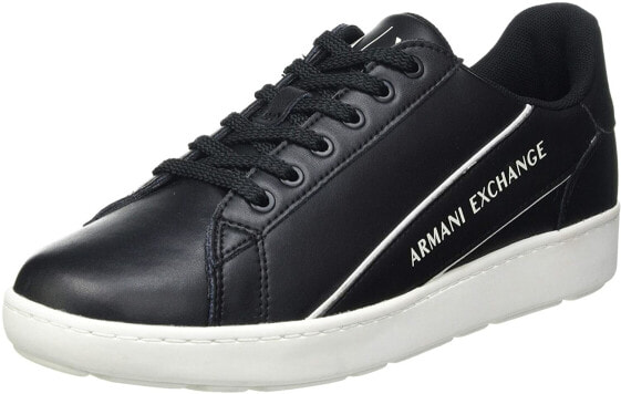 Armani Exchange Men's Cape Town Low Top with Band Trainers